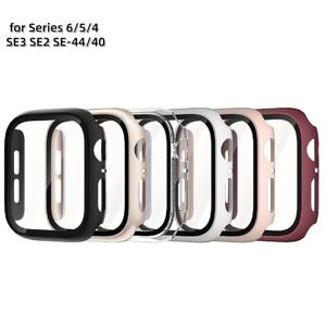 TEMU 애플 워치 시리즈 1/2/3 (38mm)용 케이스 6개 세트, 강화유리 화면 보호필름 포함, 초박형 하드 PC 스크래치 보호 커버, iWatch 시리즈 42mm 액세서리, 남녀공용 선물
