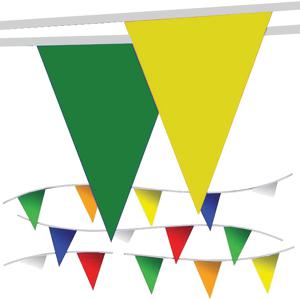 TEMU 102FT/30미터 실외용 고강도 경고 깃발, 스트링 깃발, 안전 깃발, 분위기 깃발, 건설 깃발, 수영장 깃발