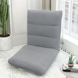 TEMU 1개 탄성 옥수수 벨벳 단색 올인클루시브 게으른 레저 의자 커버