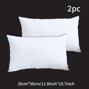 TEMU 2개/4개 화이트 베개솜, 폴리에스터 충전재, 홈 데코, 침대, 소파, 차량용 쿠션 필러