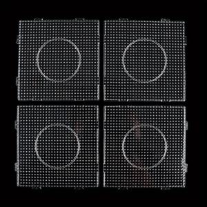 TEMU 4-A 모음 5mm 포니 비즈 멜팅 비즈 템플릿 세트, 창의적인 주얼리 제작 장식 추가 미니 멜트 비즈용, 픽셀 아트 및 3D 공예에 적합 – 창의적인 수제 선물 세트