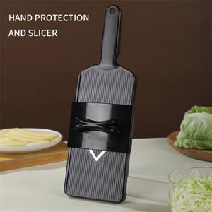 TEMU 1개 대형 양배추 다지기 및 슬라이서 - 다용도 야채 그레이터 도구, 양배추, 당근, 감자 조리용으로 편리 - 샐러드, 장식, 야외 요리, 주방 준비 도구에 적합 | 인체공학적 손잡이 | 내구성 좋은 주방용품