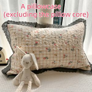 TEMU 딸기 패턴이 있는 두꺼운 봉투형 베개 커버, 베개 속을 보호하기 위해 디자인되었으며 호텔, 게스트하우스, 기숙사 및 침실 침구 선물용으로 적합합니다 (베개 속 제외)