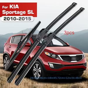 TEMU Kia Sportage SL 2010-2015용 와이퍼 블레이드, 전면 및 후면 윈드쉴드에 적합, 윈도우 와이퍼, 차량 유지 보수, 차량 와이퍼 교체, 고성능 와이퍼, 내구성 있는 블레이드, 강화된 구조, 내후성 소재