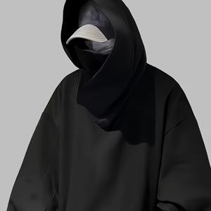 TEMU 남성용 캐주얼 다용도 플리스 후드 스웨트셔츠