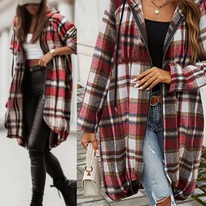 TEMU 캐주얼 루즈핏 셔츠 재킷, 후드 집업 코트, 및 외출복으로 적합