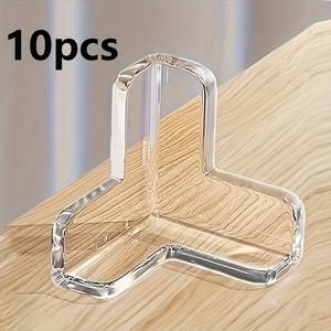 TEMU 10/20개 투명 패키지 안전 PVC 보호 케이스 T자형 책상 모서리 엣지 가드 전원 소켓 충돌 방지 가드, 1개입, 모서리 보호대, 콘센트 커버, 충격 방지 콘센트 커버, 테이블 보호대, 소켓 커버, 크리스마스 선물로 최고