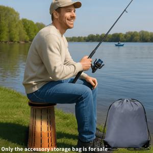 TEMU 접이식 야외 의자/스툴 보관 가방 1개, 가볍고 휴대가 간편함, 낚시, 캠핑, 바비큐에 적합. 의자는 포함되지 않음