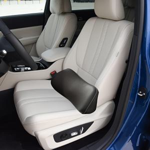 TEMU 1개 - 허리 지지 기능이 있는 고급 차량 시트 | 메모리폼 충전재, 천공 통기성 슬로우 리커버리 인체공학적 허리 패드, 사계절 편안한 시트 등받이 지지, 패셔너블한 차량용 추가 장치, 차량 등받이 패드, 차량 소유자, 차량 내부 애호가