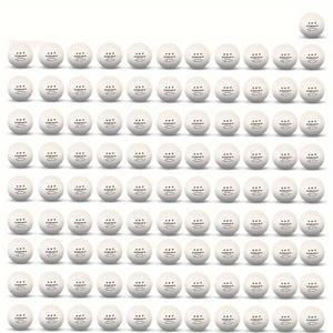 TEMU 100개 탁구공, 3성 탁구공, 50개 이상의 탁구 경기 및 엔터테인먼트 게임, ABS 탁구, 게임