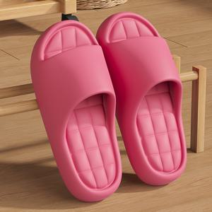 TEMU 여성용 패션 플랫폼 슬리퍼 5가지 색상, 편안하고 부드러운 밑창, 가정, 야외, 해변, 욕실용으로 적합. 편안하고 부드러운 밑창의 커플 슬리퍼, 부드러운 EVA 소재, 휴일 선물, 미끄럼 방지 소재, 여성 신발