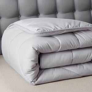 TEMU 초극세사 사계절 공용 이불 커버/고회복성 충전재가 들어간 두꺼운 퀼팅 이불. 싱글 또는 더블용으로 적합. 세탁기 사용 가능. 침실, 학교 기숙사, 크리스마스 연휴 선물용으로 사용 가능