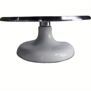 TEMU 전천연 합금 케이크 턴테이블, 생일 케이크 장식 턴테이블, 다기능 미끄럼 방지 턴테이블, 지지 플랫폼 (음식과 직접 접촉 불가)