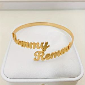 TEMU 개인 맞춤 스테인리스 스틸 오픈 반지 (레터링 포함), 커스텀 주얼리, 데일리룩에 적합, 특별한 생일 선물, 크리스마스 선물, 완벽한 선물, 스타일리시하고 편리함