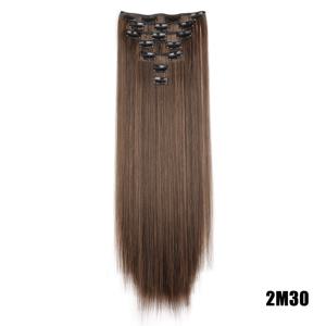 TEMU 여성용 7피스 클립인 웨프트 익스텐션, 레이디용 24인치 헤어 익스텐션 위그 할로윈 및 크리스마스 프로모션