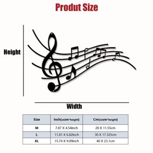TEMU 1개 현대적인 스타일의 벽걸이 액자, 벽에 걸기 좋음, 발렌타인데이, 새해, 크리스마스, 졸업, 기념일 선물로 이상적. 가정, 사무실, 호텔 및 카페 장식에 적합하며, 음표가 있는 농촌 디자인 특징.