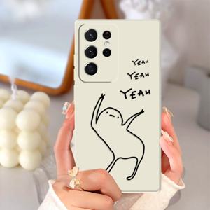 TEMU 갤럭시 S25 S24 S23 S22 S21 S20 울트라 S24 FE S23 FE S25 플러스 S24 플러스 S23+ S23 S22 S22+ S21+ S20+ S21 FE S20 Fe S10e S10+ S10 S9 라이트 베이지 폰 케이스, 트렌디한 패턴 바이올렛 케이스