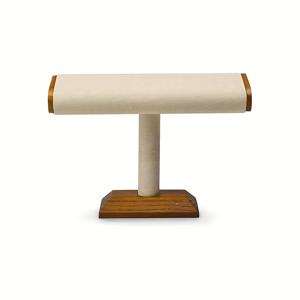 TEMU 우아한 재활용 목재 타원형 팔찌 & 시계 디스플레이 스탠드 - 다목적 보석 홀더, 커프스, 손목시계 정리대 - 내구성 있는 데스크탑 오거나이저, 홈, 부티크, 소매점 장식, 모던 에스테틱, 자연 마감, 주얼리 박스