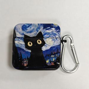 TEMU 귀여운 고양이 별하늘 패턴 for AirPods 1/2/3/4/Pro/Pro 2용 - 생일, 부활절, 남자친구와 여자친구를 위한 완벽한 선물