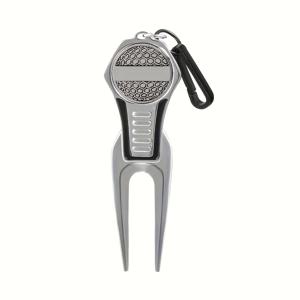 TEMU Caiton 1PC 골프 디봇 도구 및 탈착식 볼 마커 – 접이식 그린 관리 디봇 수리 도구, 남성, 여성, 초보자를 위한 골프 액세서리, 훈련, 대회, 연습에 이상적, 포켓 클립 골프 도구, 필수 골프 장비