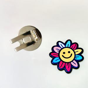 TEMU 귀여운 디자인 골프 볼 마커 - 자석 모자 클립 및 볼 위치 마커, 그린 위치 확인에 이상적인 쉬운 사용 골프 액세서리, 골프 애호가를 위한 완벽한 선물