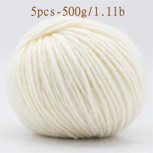 TEMU 대량 팩 5개 두꺼운 실 - 두꺼운 아크릴 메리노 울 크로셰 & 뜨개질 실 (총 500g/1.1lb) - 각 100g (큰 실 볼) 담요, 스웨터, 스카프, 모자용 - 18가지 색상 (,, 회색,,,,,, 등) -