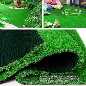 TEMU 인조 잔디 1개, 1x2m/1x3m/1x4m/1x5m, 풀 섬유 길이 25mm, 사실적이고 고급스러운 모조 들풀 디자인, 두꺼운 타입, 야외 안뜰 및 발코니용