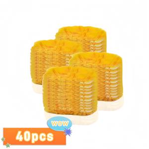 TEMU 정전기 먼지 닦는 천 40개, 4가지 색상 선택 가능 - 간편한 보충, 배터리 불필요, 가구, 전자제품, 블라인드 청소용 - 손잡이 미포함, 청소용품, 먼지 수집기, 일회용 정전기 먼지떨이, 먼지 쓸기 청소 도구, 가정 및 자동차 청소용 깃털 먼지떨이