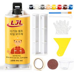 TEMU 타일 스톤 크랙 리페어 에이전트(Tile Stone Crack Repair Agent) 셀프 깨진 타일 보수 화장실 욕조 금간 대리석 도자기 보수제 깨짐 복원 도기 수리 세면대