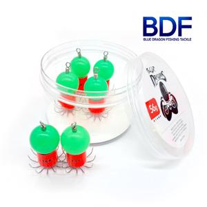 TEMU 청룡조구 12발 쭈꾸미 연질 애자 6개입 갑오징어 문어 채비 에자