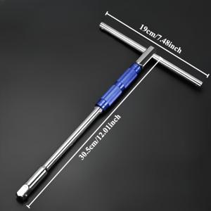 TEMU 360° 스피너 T자형 핸들 렌치, 자동차, , 가정 수리용 조절식 육각 렌치