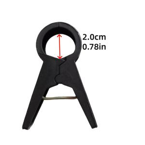 TEMU 20개입 온실용 식물 및 채소 지지 클립 - 덩굴 식물, 토마토, 오이 트렐리스용 클립, 덩굴 등반용 로프 클립 - 다양한 모델로 제공되어 정원 가꾸기 및 식재에 적합합니다