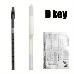 TEMU 아일랜드 휘슬 플루트 C/D 키 아일랜드 플루트 틴 페니 휘슬 6홀 플루트 초보자 연습용 악기