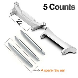 TEMU 5개/세트 2개 커넥터 + 3개 기본 이어 삼성 울트라 47mm 밴드 시계줄 스트랩 어댑터 20mm 24mm 26mm 팔찌 교체용 추가