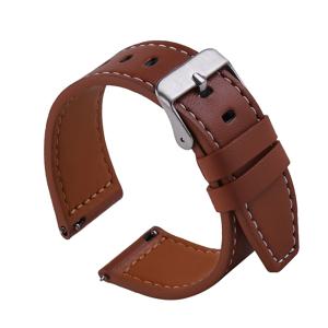 TEMU 수공예 정품 트랜섬 스텐 워치 스트랩 - 블랙, 브라운 빈티지 스타일 | 사이즈 20mm 22mm | 크리스마스, 추수감사절에 남녀 모두에게 완벽한 선물