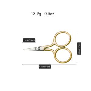 TEMU 의류 및 종이 절단에 적합한 날카로운 스테인리스 스틸 가위, 재봉 및 바느질 필수품, 수제 종이 자르기 실 머리 가정용 가위