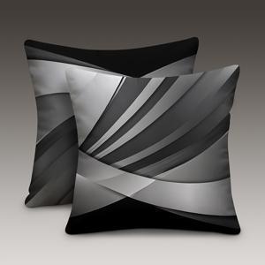 TEMU 2개, 고품질 단모 플러시, 화려하고 창의적인 기하학적 추상 패턴 베개 커버, 현대적인 스타일 베개 커버, 양면 프린트 18인치*18인치, 소파, 거실 및 침실 자동차 쿠션용, 홈 데코, 베개솜 미포함