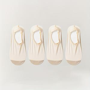 TEMU 여름용 메쉬 로우컷 투명 통기성 얇은 아이스 땀 흡수 미끄럼 방지 보트 양말 4켤레