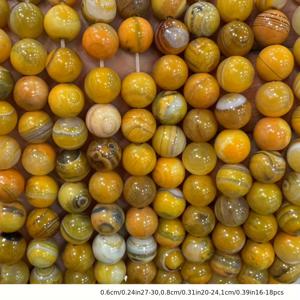 TEMU AAA 천연석 자연 결 호박벌 라운드 비즈 주얼리 액세서리 단품, 반제품. DIY 팔찌, 목걸이, 귀걸이에 신선한 룩을 연출할 수 있습니다. DIY 웨딩드레스, 의류, 청바지, 가방, 재봉 및 공예용, 멀티컬러 가방에 적합, 공장 도매, 우수한 품질