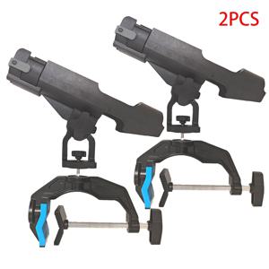 TEMU 1/2개 보트용 낚싯대 고정 도구, 업그레이드된 낚싯대 홀더, 확대 클램프 혁신적인 듀얼-V 형태 디자인, 원형/사각 튜브 보트 낚시용, 남성을 위한 낚시 선물