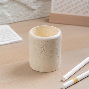 TEMU 마블 패턴 레진 펜 홀더 | 사무용품 데스크 정리함, 연필/마커/문구류 보관, 펜/지우개/고무줄/사무용품 데스크탑 정리함