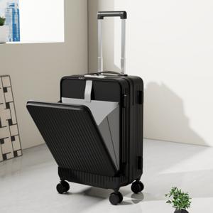 TEMU 프론트 오픈 캐리어기 18인치 20인치내용 하드 캐리어