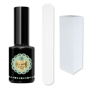 TEMU 진비 지젤리베이스젤 14ml +우드파일+샌딩블럭