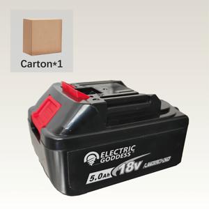 TEMU 5.0Ah 18V 충전식 리튬 이온 배터리 팩 | 마키타 공구에 적합, 뛰어난 내구성, 휴대성, 헤어 드라이어, 전동 드라이버, 앵글 그라인더 등에 적합