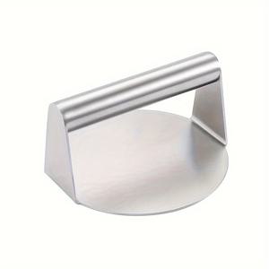 TEMU 스테인리스 스틸 버거 프레스, 5.5인치 라운드 패티 메이커, 바비큐 및 프라이팬용, 그릴링 및 요리용 고기 마셔 도구, 고기 프레스, 버거 몰드