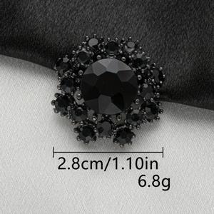 TEMU 5개입/팩 클래식 고급 세트 중공 꽃 모양 고급 금속 단추, 모든 매치 셔츠, 스웨터, 가디건, 정장, 코트, 손바느질 용품, 의류 액세서리, DIY 손잡이 꽃, 신발, 모자, 선물 상자, 가방, 패션 주얼리 액세서리 - 다양한 색상 및 사이즈