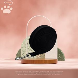 TEMU 5M 및 10M 길이의 애완동물용 리드줄, 추적 강아지 리드줄, 고양이 하네스, 내구성이 뛰어나고 보호 기능이 있는 디자인, 애완동물과 야외 활동을 위해 특별히 설계됨