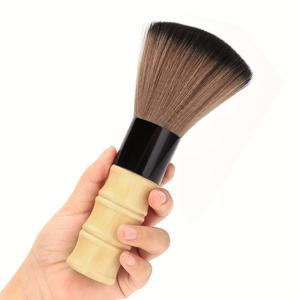 TEMU 목 먼지 털이 브러시, 부드러운 이발사용 얼굴 먼지 털이 헤어 브러시, 헤어 살롱 커팅 및 스타일링 브러시, 목 청소 도구, 모든 이발소 또는 살롱용으로 적합