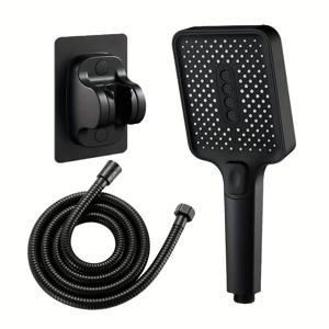 TEMU 3단 압력 증폭 샤워 헤드, 강력한 욕실 휴대용 목욕용. 샤워 전용