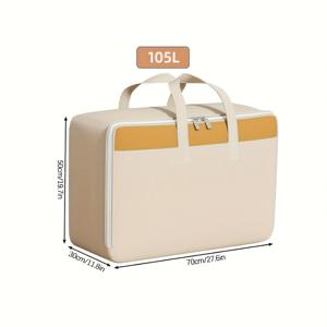 TEMU 대용량 부직포 수납백 보充满 방진 방습 이사용 의류 정리 수납 가정용 옷장